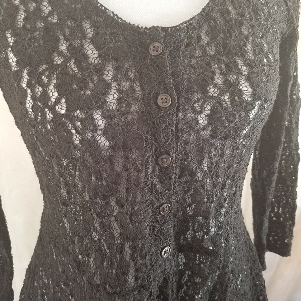 Free People Sheer Lace Top - Picture 3 of 5